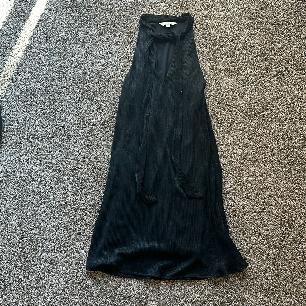 Francesca’s Small Black Shimmer Dress